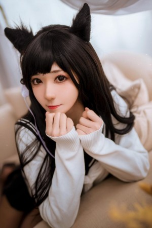 微博动漫绝美博主@南桃Momoko – 爱宕制服 兽耳 [13P/72MB]|