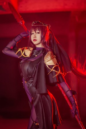 网红Coser@木绵绵OwO – 斯卡哈 [17P/60MB]|