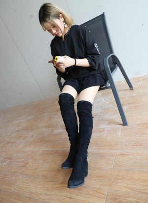 [LSS山茶摄影]NO.075 肉丝长靴[99P/127M]|秀人馆