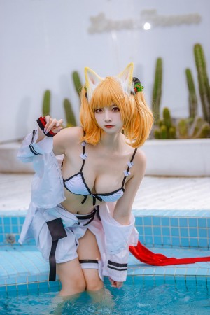 二佐Nisa 《泰拉夏日纪事》方舟空泳装[10P-111MB]|