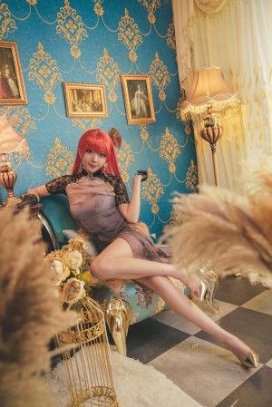 源纱希喵喵喵  君主旗袍 [17P-452MB]|