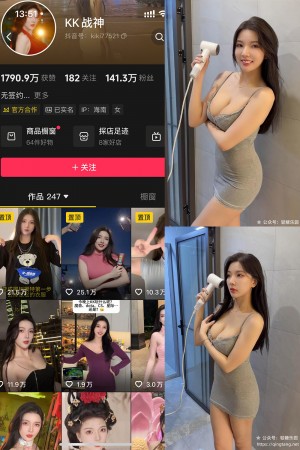 抖音 KK战神 轻糖乐园  NO.001期 【34P】|秀人馆